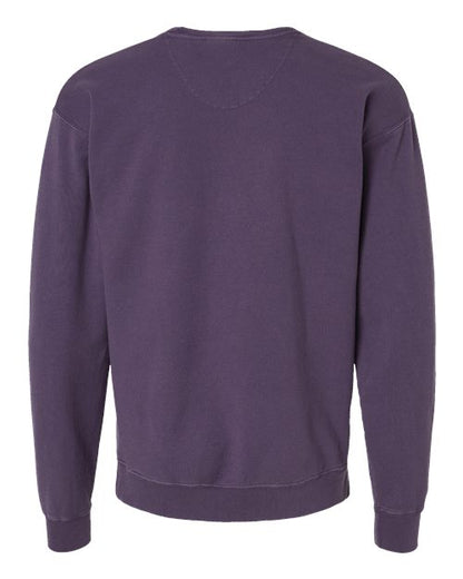 ComfortWash by Hanes Garment-Dyed Crewneck Sweatshirt GDH400 Grape Soda