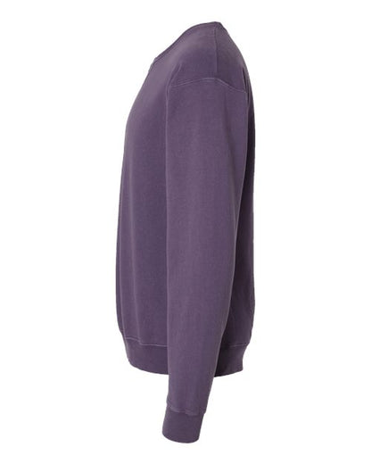 ComfortWash by Hanes Garment-Dyed Crewneck Sweatshirt GDH400 Grape Soda