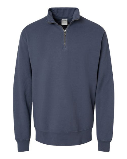 ComfortWash by Hanes Garment-Dyed Quarter-Zip Sweatshirt GDH425