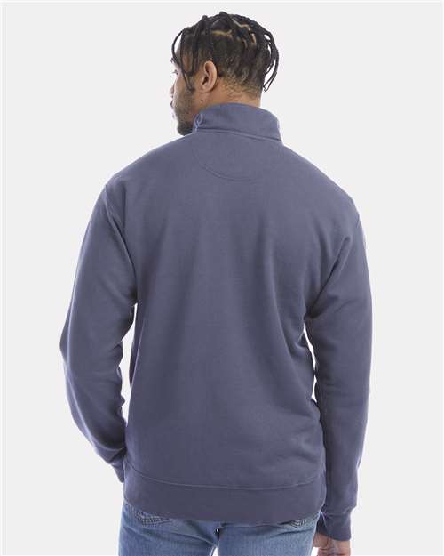ComfortWash by Hanes Garment-Dyed Quarter-Zip Sweatshirt GDH425
