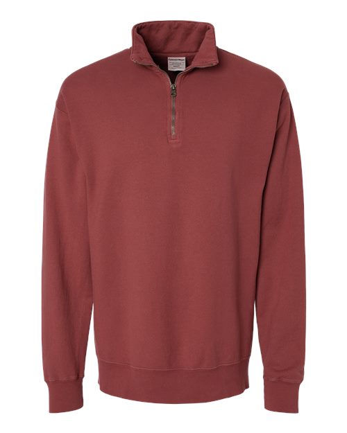 ComfortWash by Hanes Garment-Dyed Quarter-Zip Sweatshirt GDH425