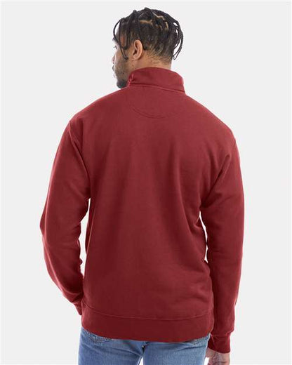 ComfortWash by Hanes Garment-Dyed Quarter-Zip Sweatshirt GDH425