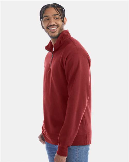ComfortWash by Hanes Garment-Dyed Quarter-Zip Sweatshirt GDH425