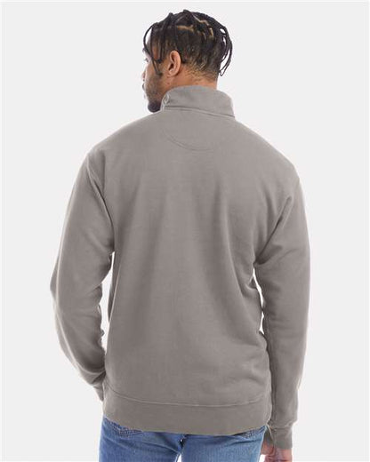 ComfortWash by Hanes Garment-Dyed Quarter-Zip Sweatshirt GDH425