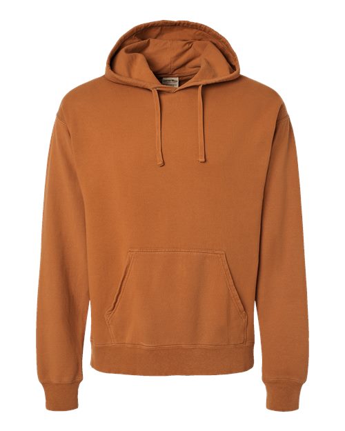 ComfortWash by Hanes Garment-Dyed Unisex Hooded Sweatshirt GDH450 Texas Orange