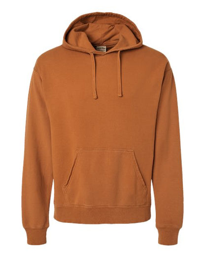 ComfortWash by Hanes Garment-Dyed Unisex Hooded Sweatshirt GDH450 Texas Orange