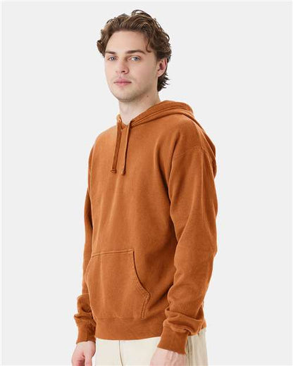 ComfortWash by Hanes Garment-Dyed Unisex Hooded Sweatshirt GDH450 Texas Orange