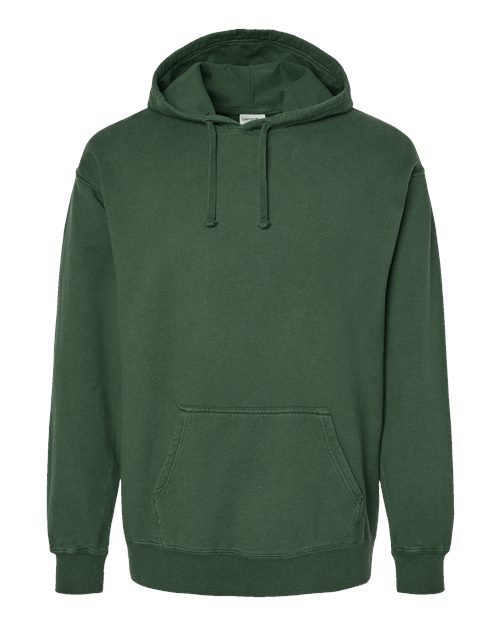 ComfortWash by Hanes Garment-Dyed Unisex Hooded Sweatshirt GDH450 Field Green