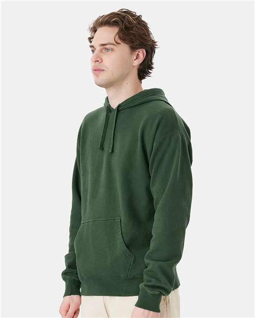 ComfortWash by Hanes Garment-Dyed Unisex Hooded Sweatshirt GDH450 Field Green
