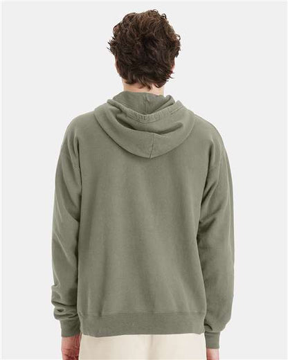 ComfortWash by Hanes Garment-Dyed Unisex Hooded Sweatshirt GDH450 Faded Fatigue