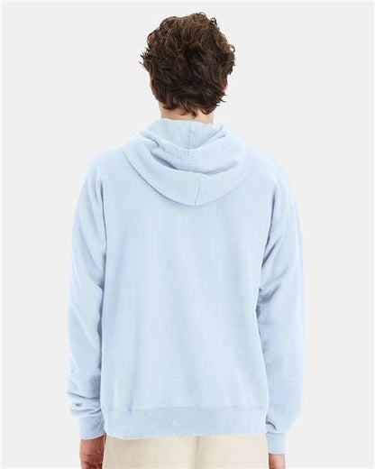 ComfortWash by Hanes Garment-Dyed Unisex Hooded Sweatshirt GDH450 Soothing Blue