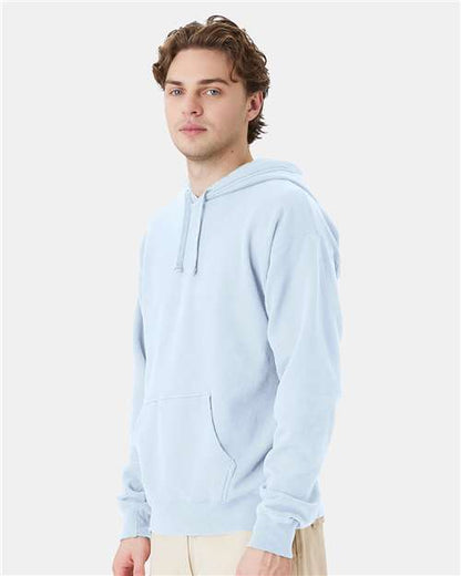 ComfortWash by Hanes Garment-Dyed Unisex Hooded Sweatshirt GDH450 Soothing Blue