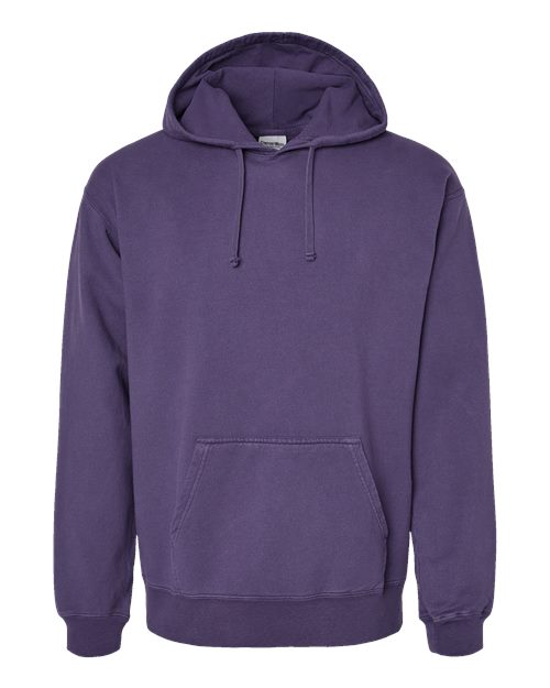 ComfortWash by Hanes Garment-Dyed Unisex Hooded Sweatshirt GDH450 Grape Soda