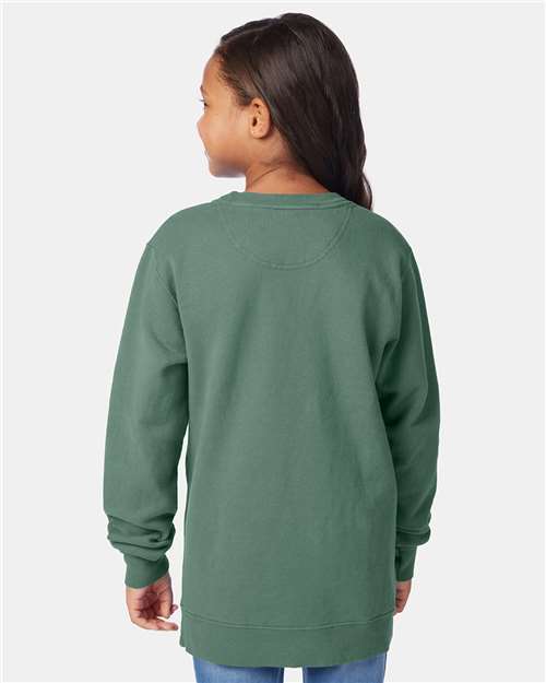 ComfortWash by Hanes Garment-Dyed Youth Crewneck Sweatshirt GDH475