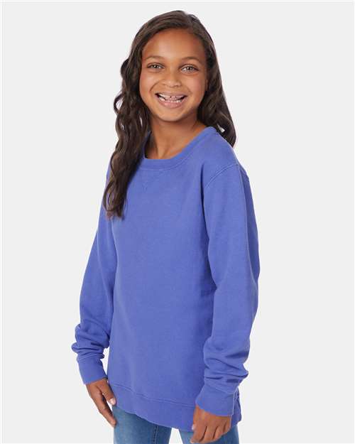ComfortWash by Hanes Garment-Dyed Youth Crewneck Sweatshirt GDH475