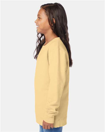 ComfortWash by Hanes Garment-Dyed Youth Crewneck Sweatshirt GDH475