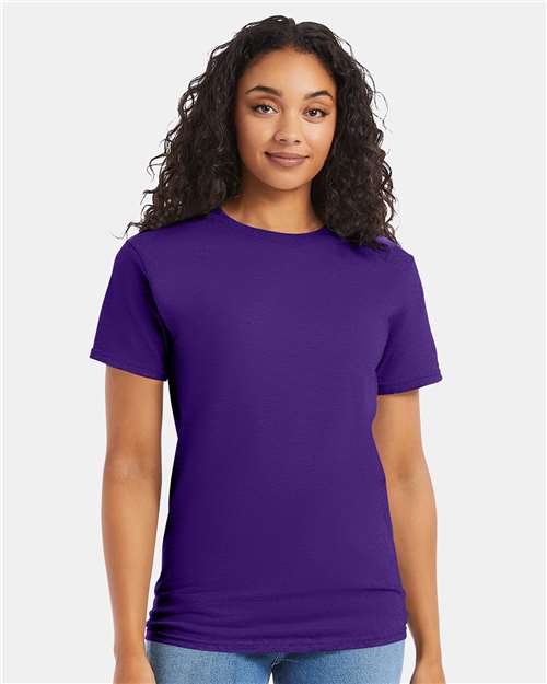 Hanes Essential-T T-Shirt 5280 Athletic Purple