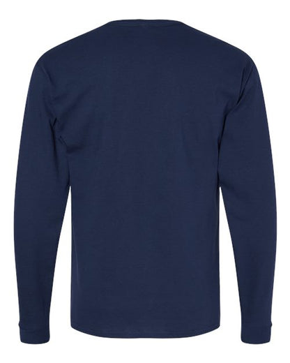 Hanes Essential-T Long Sleeve T-Shirt 5286 Athletic Navy
