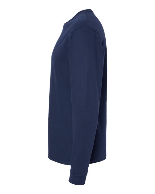 Hanes Essential-T Long Sleeve T-Shirt 5286 Athletic Navy
