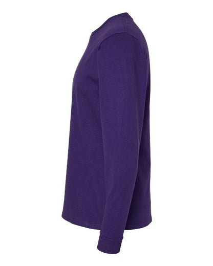 Hanes Essential-T Long Sleeve T-Shirt 5286 Athletic Purple