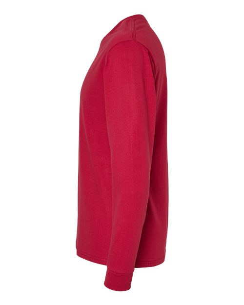 Hanes Essential-T Long Sleeve T-Shirt 5286 Athletic Crimson