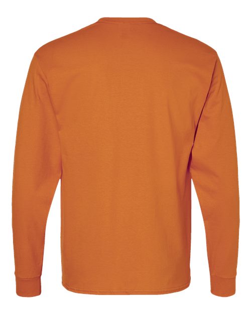 Hanes Essential-T Long Sleeve T-Shirt 5286 Texas Orange