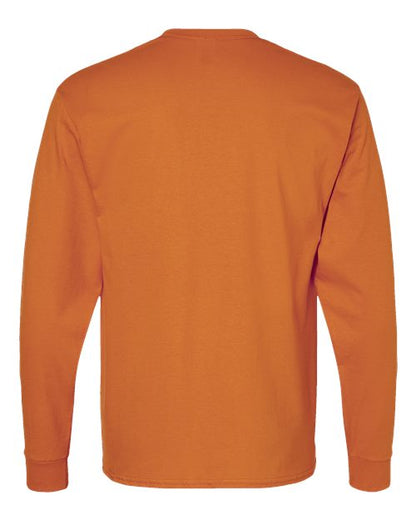Hanes Essential-T Long Sleeve T-Shirt 5286 Texas Orange