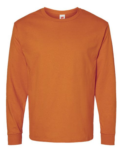 Hanes Essential-T Long Sleeve T-Shirt 5286 Texas Orange
