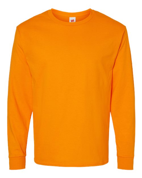 Hanes Essential-T Long Sleeve T-Shirt 5286 Tennessee Orange
