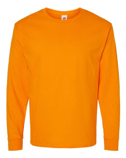 Hanes Essential-T Long Sleeve T-Shirt 5286 Tennessee Orange