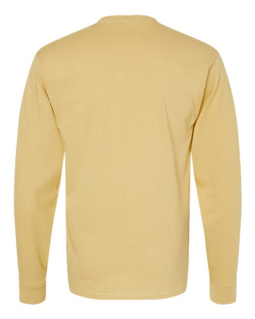 Hanes Essential-T Long Sleeve T-Shirt 5286 Athletic Gold