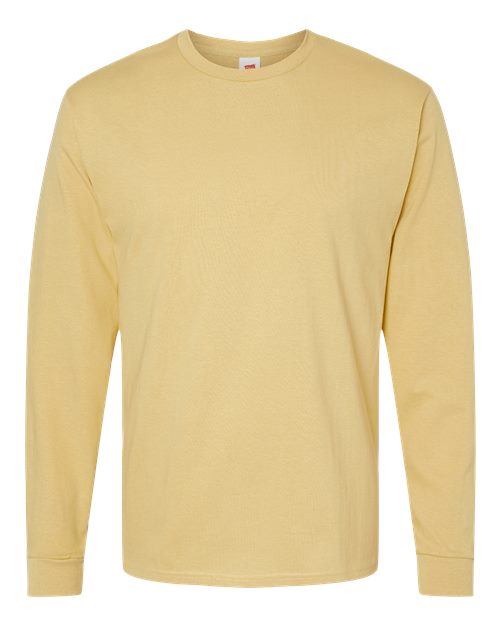 Hanes Essential-T Long Sleeve T-Shirt 5286 Athletic Gold