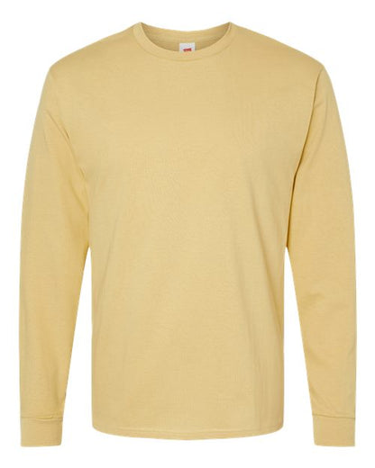 Hanes Essential-T Long Sleeve T-Shirt 5286 Athletic Gold