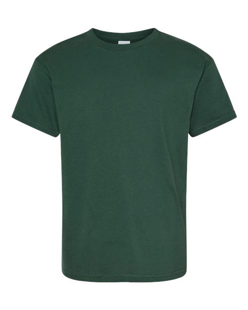Hanes Essential-T Youth T-Shirt 5480 Athletic Dark Green
