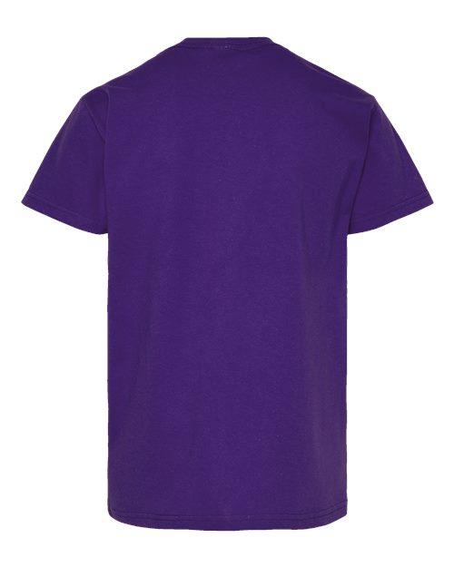 Hanes Essential-T Youth T-Shirt 5480 Athletic Purple
