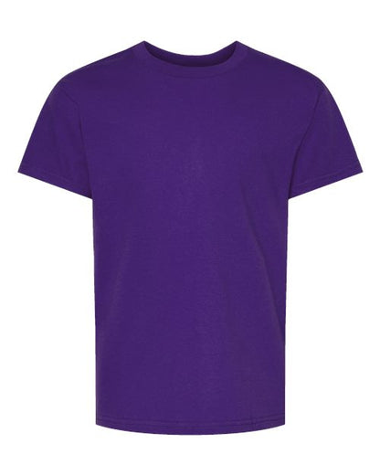 Hanes Essential-T Youth T-Shirt 5480 Athletic Purple