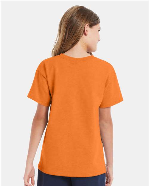 Hanes Essential-T Youth T-Shirt 5480 Tennessee Orange