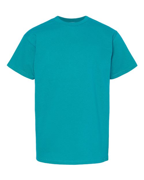 Hanes Essential-T Youth T-Shirt 5480 Athletic Teal