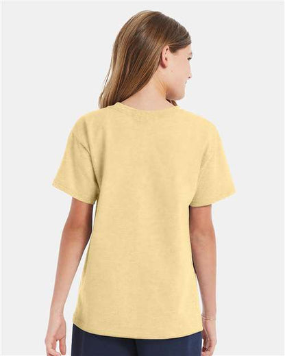 Hanes Essential-T Youth T-Shirt 5480 Athletic Gold