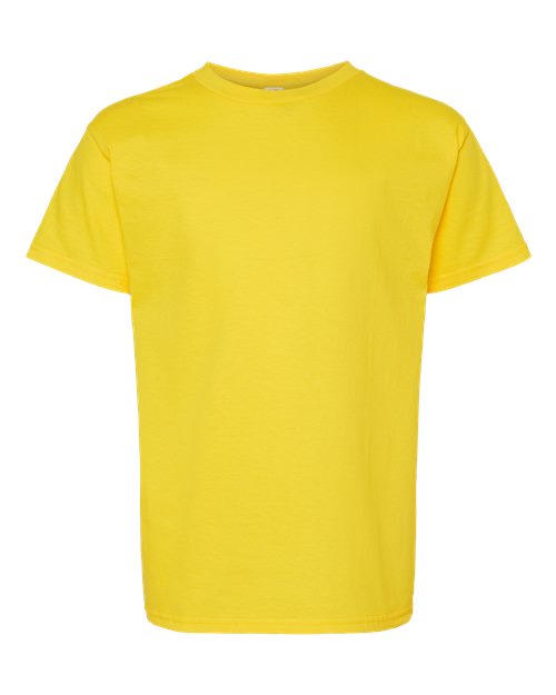 Hanes Essential-T Youth T-Shirt 5480 Athletic Yellow