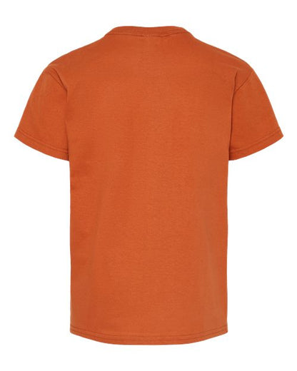 Hanes Essential-T Youth T-Shirt 5480 Texas Orange