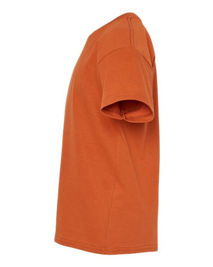 Hanes Essential-T Youth T-Shirt 5480 Texas Orange