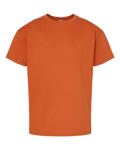 Hanes Essential-T Youth T-Shirt 5480 Texas Orange