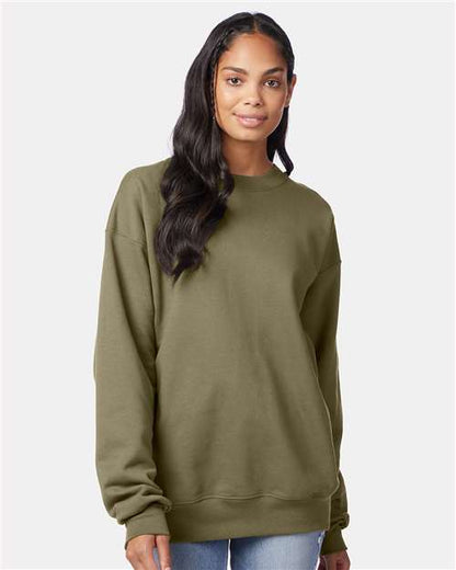 Custom Embroidered  Hanes Ultimate Cotton® Crewneck Sweatshirt F260 Oregano