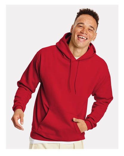 Custom Embroidered  Hanes Ecosmart® Hooded Sweatshirt P170 Athletic Crimson