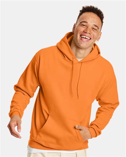 Custom Embroidered  Hanes Ecosmart® Hooded Sweatshirt P170 Tennessee Orange