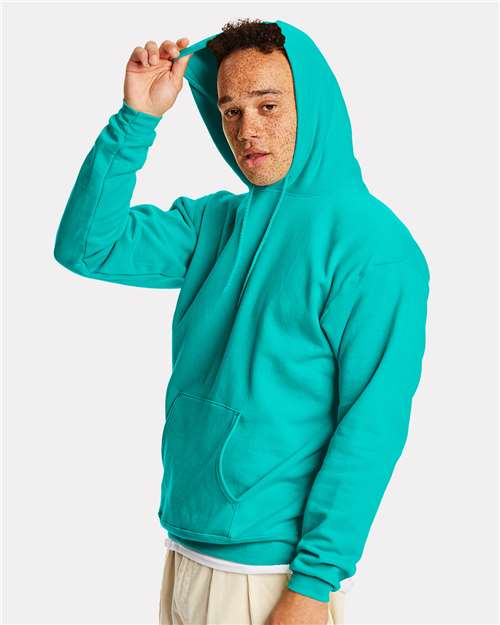 Hanes Ecosmart® Hooded Sweatshirt P170 Athletic Teal
