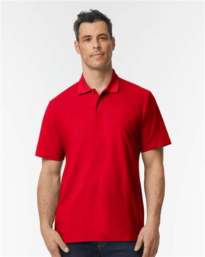 Gildan Softstyle® Adult Pique Polo 64800 Custom Embroidered Business Logo