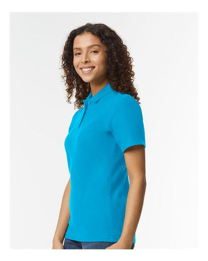 Gildan Softstyle® Women's Pique Polo 64800L Custom Embroidered Business Logo