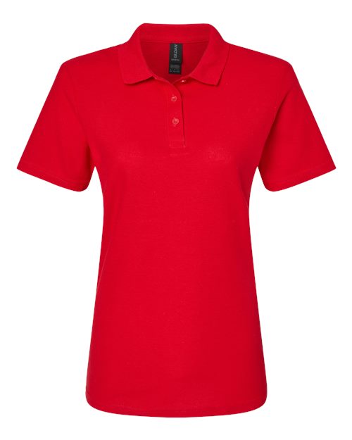 Gildan Softstyle® Women's Pique Polo 64800L Custom Embroidered Business Logo